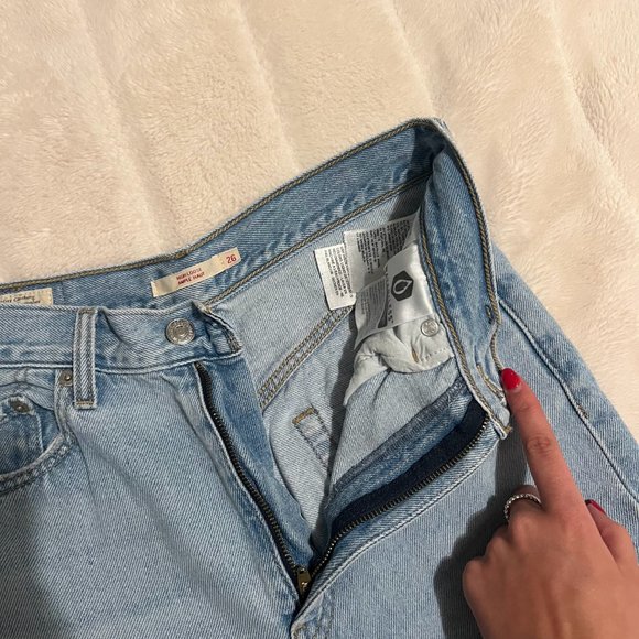 Levi's High Loose Women's Jeans - Pale Blue - Picture 7 of 8